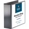 Business Source 39% Recycled D-Ring Binder, 4" Capacity, Black